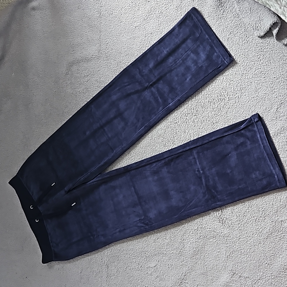 Velour track pants for women